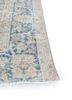 vintage blue wool hand knotted Rug - Corner vintage blue wool hand knotted Rug - Corner