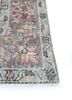 vintage red and orange wool hand knotted Rug - Corner vintage red and orange wool hand knotted Rug - Corner