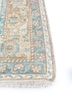 vintage blue wool hand knotted Rug - Corner vintage blue wool hand knotted Rug - Corner