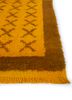 zuri red and orange wool hand knotted Rug - Corner