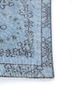 vintage blue wool hand knotted Rug - Corner vintage blue wool hand knotted Rug - Corner