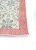 vintage red and orange wool hand knotted Rug - Corner vintage red and orange wool hand knotted Rug - Corner
