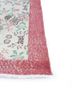 vintage red and orange wool hand knotted Rug - Corner vintage red and orange wool hand knotted Rug - Corner