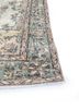 vintage beige and brown wool hand knotted Rug - Corner vintage beige and brown wool hand knotted Rug - Corner