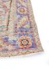 vintage red and orange wool hand knotted Rug - Corner vintage red and orange wool hand knotted Rug - Corner