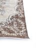 vintage beige and brown wool hand knotted Rug - Corner vintage beige and brown wool hand knotted Rug - Corner