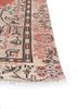 vintage red and orange wool hand knotted Rug - Corner vintage red and orange wool hand knotted Rug - Corner