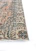 vintage red and orange wool hand knotted Rug - Corner vintage red and orange wool hand knotted Rug - Corner