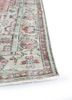 vintage red and orange wool hand knotted Rug - Corner vintage red and orange wool hand knotted Rug - Corner