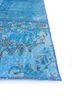 provenance blue wool hand knotted Rug - Corner