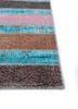 provenance blue wool hand knotted Rug - Corner