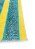 provenance blue wool hand knotted Rug - Corner provenance blue wool hand knotted Rug - Corner