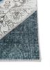 provenance blue wool hand knotted Rug - Corner provenance blue wool hand knotted Rug - Corner