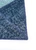 provenance blue wool hand knotted Rug - Corner