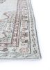 vintage beige and brown wool hand knotted Rug - Corner vintage beige and brown wool hand knotted Rug - Corner