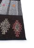 provenance grey and black wool hand knotted Rug - Corner