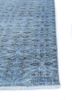 lacuna blue wool hand knotted Rug - Corner