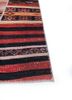 provenance red and orange wool hand knotted Rug - Corner provenance red and orange wool hand knotted Rug - Corner