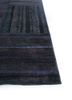 provenance grey and black wool hand knotted Rug - Corner