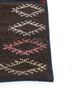 provenance grey and black wool hand knotted Rug - Corner