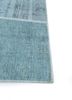 provenance blue wool hand knotted Rug - Corner