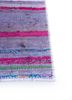 provenance pink and purple wool hand knotted Rug - Corner