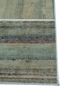 provenance green wool hand knotted Rug - Corner