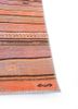 provenance red and orange wool hand knotted Rug - Corner