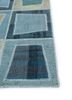 provenance blue wool hand knotted Rug - Corner provenance blue wool hand knotted Rug - Corner