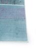 provenance blue wool hand knotted Rug - Corner
