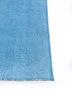 provenance blue wool hand knotted Rug - Corner