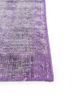 provenance pink and purple wool hand knotted Rug - Corner