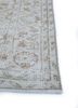 vintage ivory wool hand knotted Rug - Corner vintage ivory wool hand knotted Rug - Corner