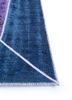 provenance pink and purple wool hand knotted Rug - Corner