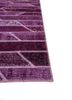provenance pink and purple wool hand knotted Rug - Corner