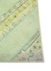 provenance green wool hand knotted Rug - Corner