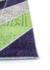 provenance green wool hand knotted Rug - Corner