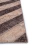 provenance beige and brown wool hand knotted Rug - Corner