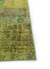 provenance green wool hand knotted Rug - Corner