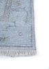 vintage grey and black wool hand knotted Rug - Corner vintage grey and black wool hand knotted Rug - Corner