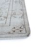vintage ivory wool hand knotted Rug - Corner vintage ivory wool hand knotted Rug - Corner