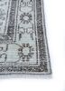 vintage grey and black wool hand knotted Rug - Corner vintage grey and black wool hand knotted Rug - Corner