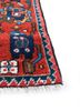 aalam red and orange wool hand knotted Rug - Corner aalam red and orange wool hand knotted Rug - Corner