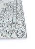 vintage ivory wool hand knotted Rug - Corner
