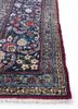 aalam red and orange wool hand knotted Rug - Corner aalam red and orange wool hand knotted Rug - Corner
