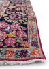 aalam red and orange wool hand knotted Rug - Corner