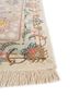 aalam ivory wool hand knotted Rug - Corner