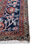 aalam blue wool hand knotted Rug - Corner aalam blue wool hand knotted Rug - Corner