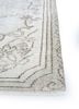 vintage ivory wool hand knotted Rug - Corner vintage ivory wool hand knotted Rug - Corner