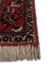 aalam red and orange wool hand knotted Rug - Corner aalam red and orange wool hand knotted Rug - Corner